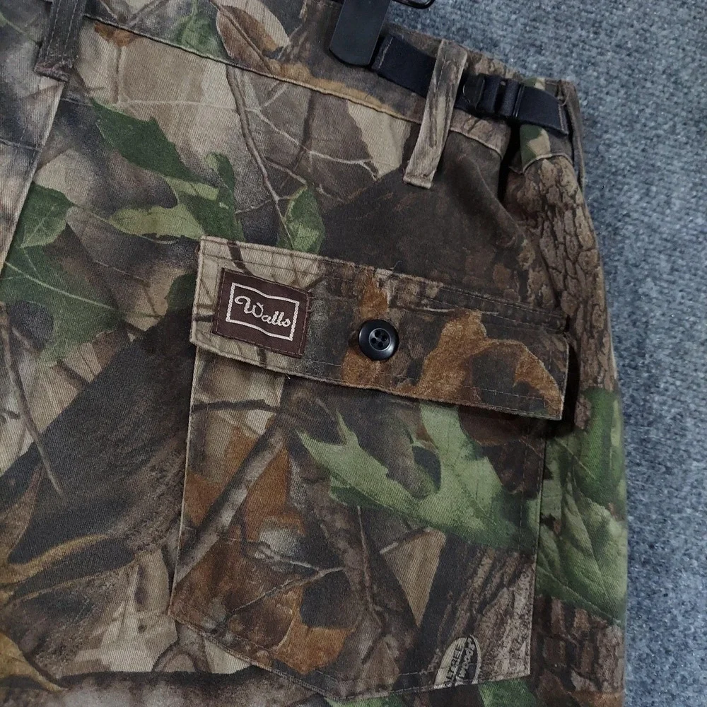Walls Pants Mens Large Brown Realtree‎ Camo Cargo Hunting Adjustable Waist